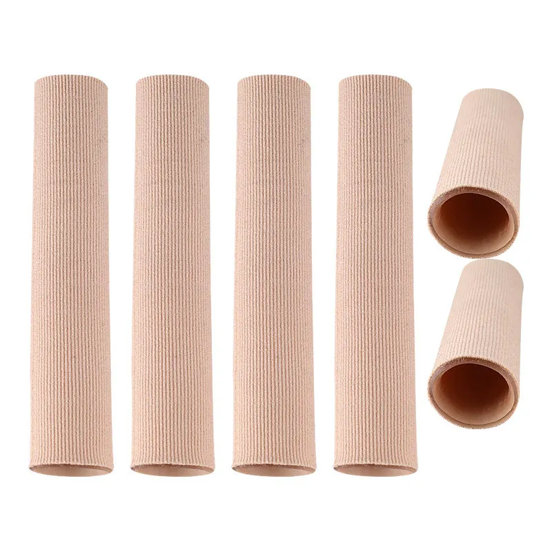 Toe Separators 1Pcs Hallux Valgus Tube Bandage Orthopedic Silicone Toe Protector Pain Relief Bunion Guard Finger Separator Manicure Pedicure
