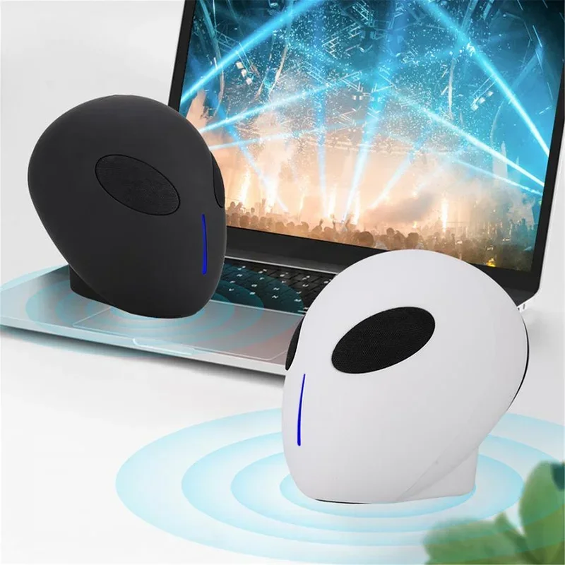 

Radia TF Music Player USB Wireless Skull Portable FM Playing Gift Alien Bluetooth Speaker ET Head bluetooth speaker