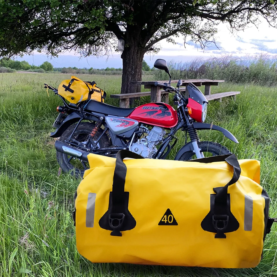 Motorcycle Rear Seat Tail Bag Motorcycle Travel Dry Bag Waterproof