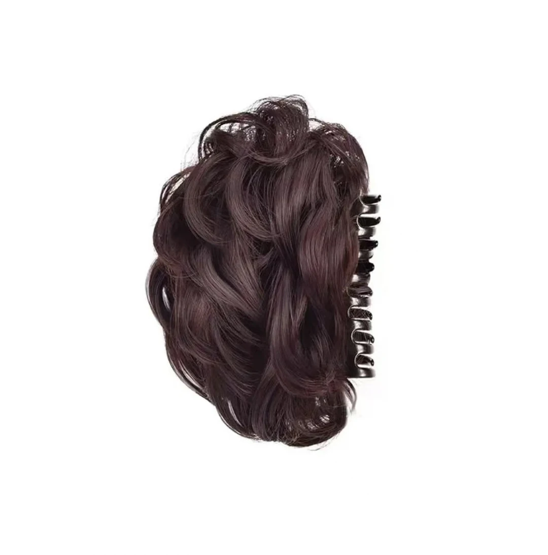 Large Black Hair Claw Women Fluffy Ponytail Hairpin Hair Crabs Clip Girls Princess Party Elegant Headwear Hair Accessories