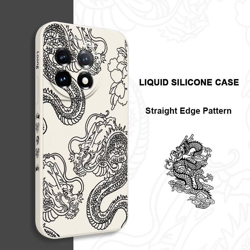 Dragon Travel Liquid Silicone Phone Case - Premium Protection Accessory