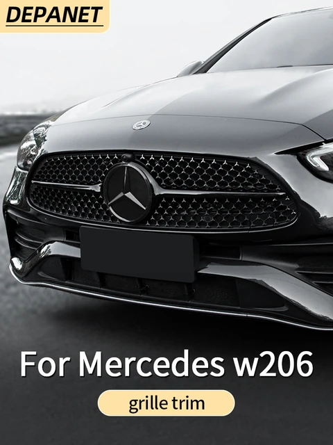 Depanet net trim for Mercedes w206 front lip C 2022 180 200 260 300  exterior accessories - AliExpress
