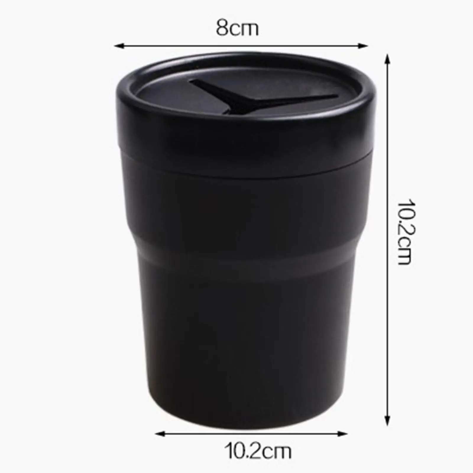 Car Trash Can Bin Leak-Proof Car Waste Basket Coin Holder Fit for