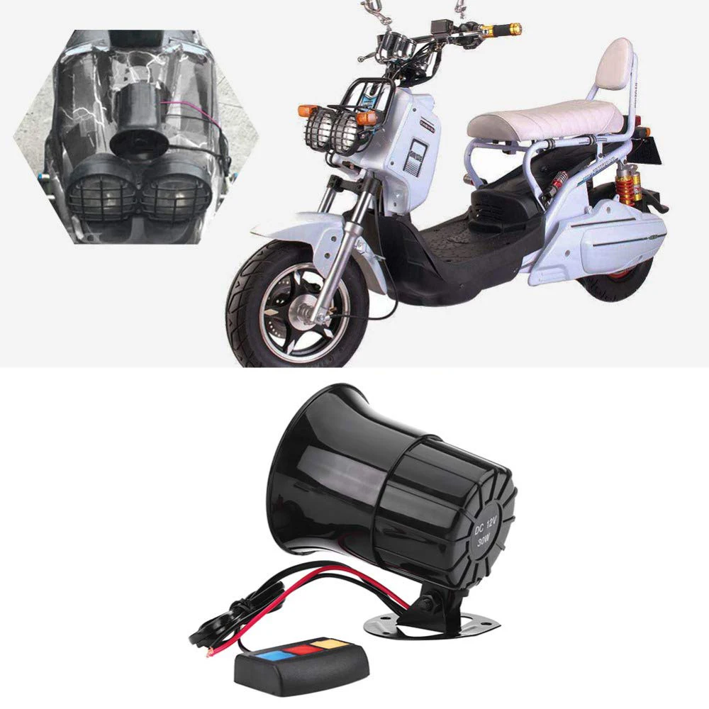 12V 3톤 사운드 라우드 스피커 12V 3톤 사운드 라우드 스피커 보안 경고 사이렌 경적