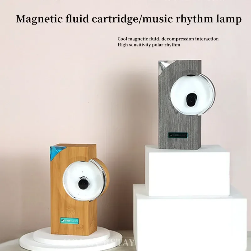 

Magnetic Fluid Pickup Lamp Music Companion Portable Music Rhythm Lamp Desktop Decoration Decompression Toy Decoration