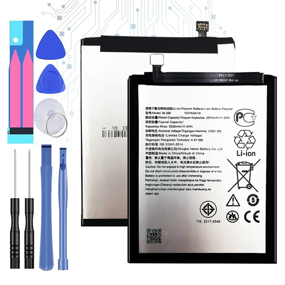 

New BL289 Battery for Lenovo K5 Play L38011 3030mAh Battery High Quality Battery Batteries