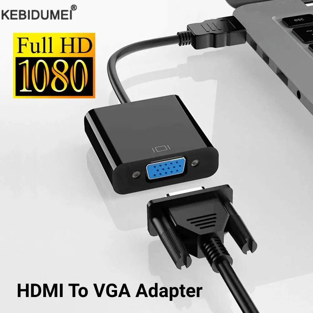 HD 1080P HDMI To VGA Cable Converter Digital Analog HDMI Male To Female VGA Converter Cable For PC Laptop Tablet hdmi cable,hdmi to vga adapter cable,vga cable adapter,vga cable,vga to hdmi converter