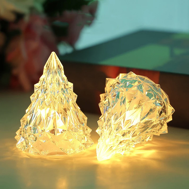 1/3/5Pcs Christmas Decoration 16CM Luminous Christmas Tree Home Decor Xmas Party Navidad New Year New Year 2026 Gifts Ornament 3