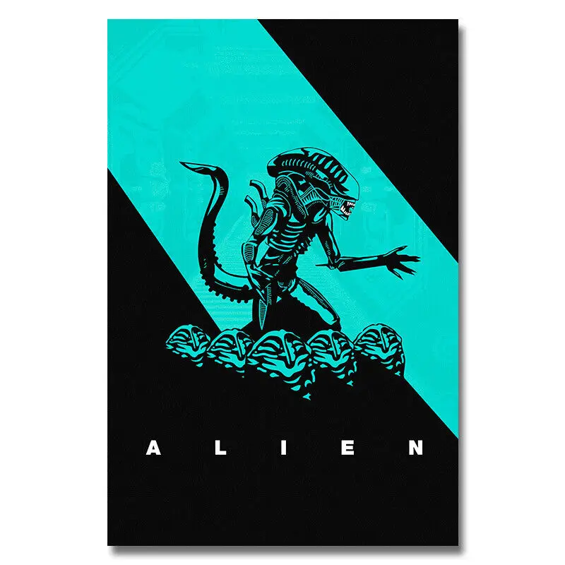 

Alien Movie Art Picture Print Silk Poster Home Wall Decor