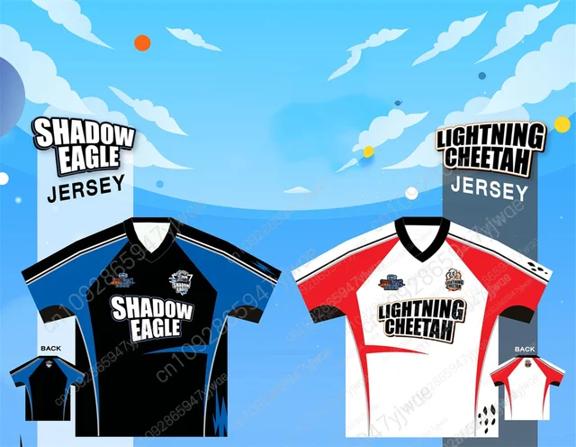 GMMTV 2025 Thaïlande Starlympics Shadow Eagle & Starlympics Lightning Cheetah Jersey À La Mode Streetwear Été T-shirt Femme 1