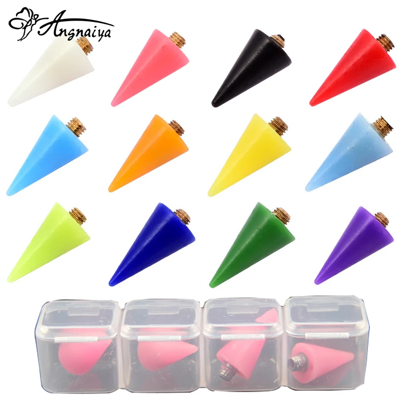 Replaceable Nail Dotting Wax Pencil Head Nail Dotting Pen Beads Rhinestones Gems Picker Tips Picking Tool 4Pcs nail art tools,nail art picking tools,rhinestone picking tool
