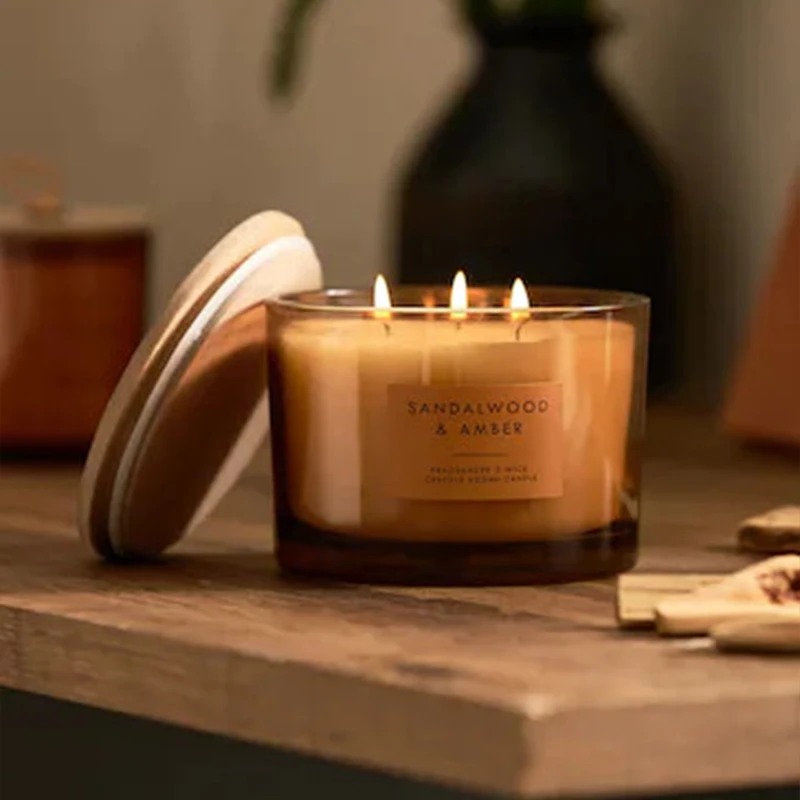 2024NewClassicDesign3WickHighIntensityBigSizeScentedCandles