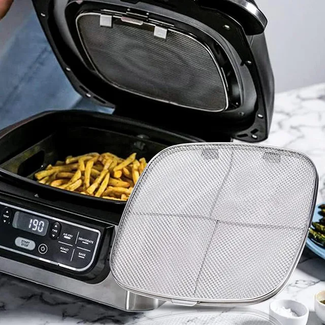 Rozsdamentes Acél Fröccsöntő Pajzs Az Ag301 Tartozékokhoz 5-In-1 Beltéri Grill Finom Háló-Fröccsöntő Képernyő Ag300 Ag300C Ag301C-Hez - Image 3