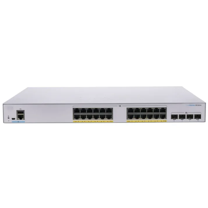 

CBS350-24P-4G Business 350 Series Managed Switch 24 Port Gigabit PoE+Port+4 Gigabit SFP Managed