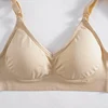 Wireless Maternity Bra Front Open Gather Together Prevent Sagging Seamless 3D Breathable Comfortable Breastfeeding Bras Push Up 5