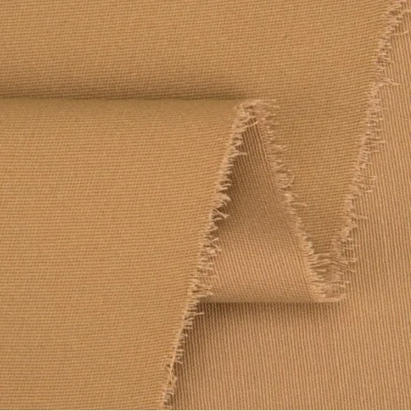 Pure Cotton Sanding Solid Color Twill Fabric Elastic Bandwidth 10856 For Men's Pants Dressing Clothes Children's Clothing