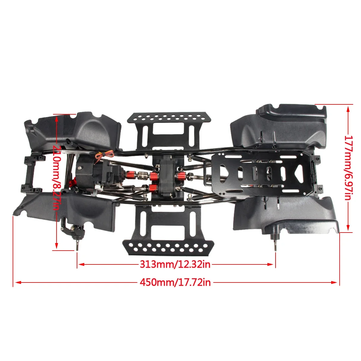 ＡＲＣ製　Ａ10　2022 シャーシ　中古品 Rcクローラー-シャーシキット,1:10 rc,遊星ギア,2スピード伝送