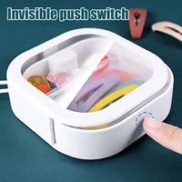 4Pcs Hair Tie Organizer Portable Travel Qtip Holder Small Hair Accessory Storage Containers Hanging Hair Clip Organizer Box for 1