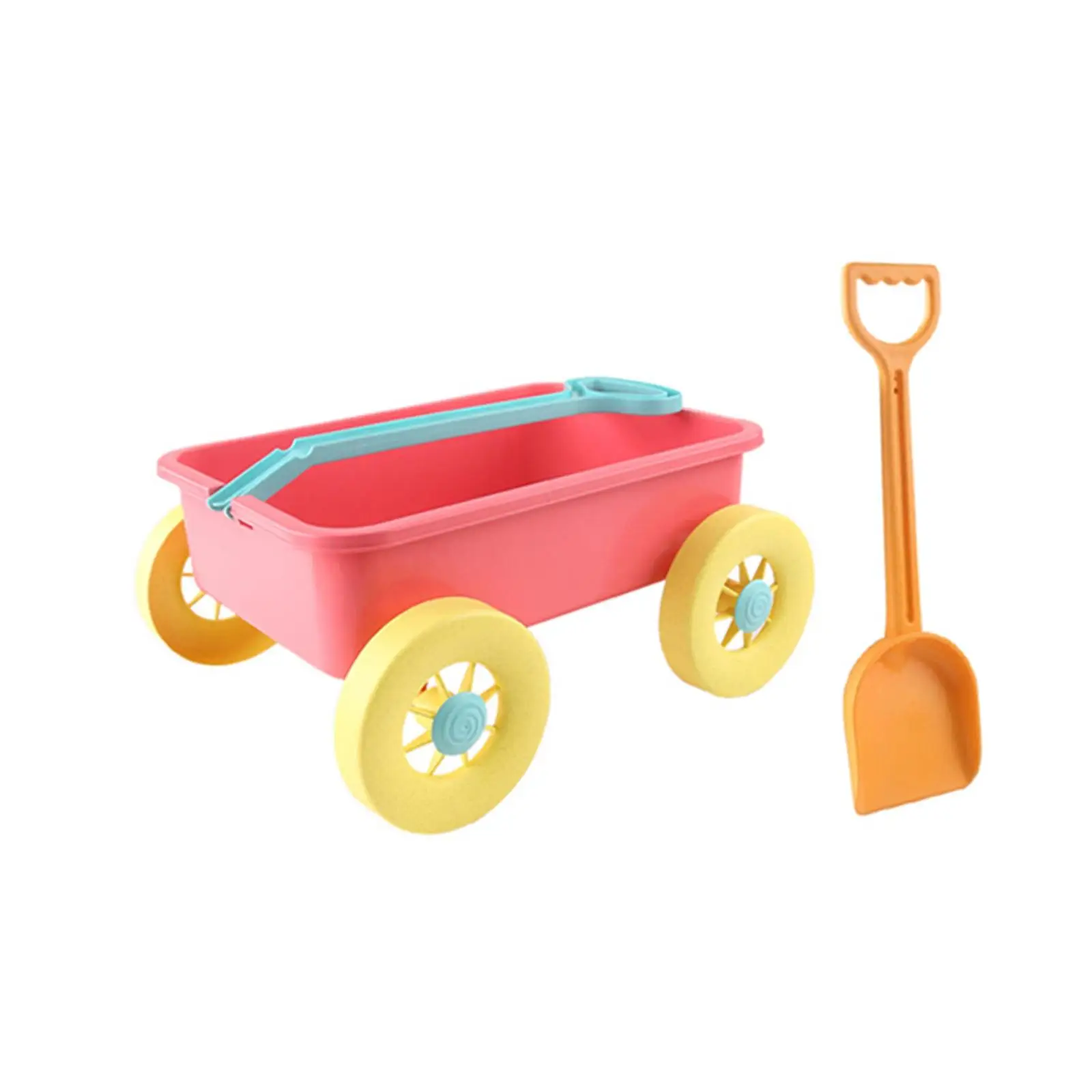 Pretend Play Wagon Toy Summer Sand Toy Trolley for Indoor Summer Seaside