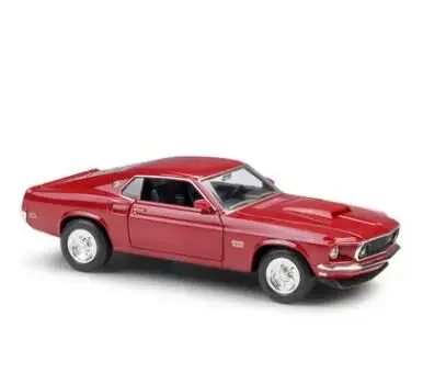 Nex 1/24 – Ford Mustang BOSS 429 1969 Noire, Modèle Diecast, 24067W
