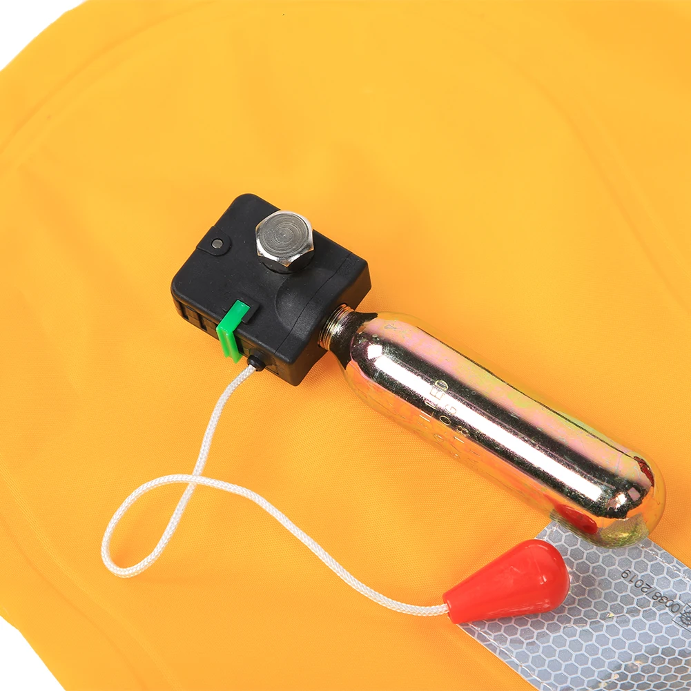 Life Buoy Waist Belt, Portable Adults Inflatable Life Jacket Waist Belt with Reflective Tapes and Whistle for Fishing Swimming