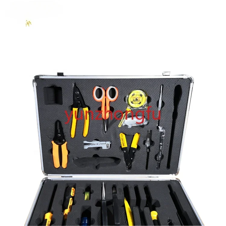 Manufacturer's direct selling optical fiber toolbox kit