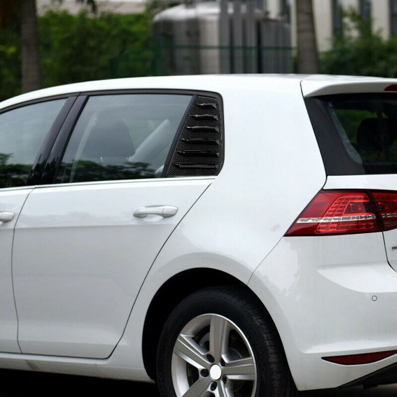 Autocollant de garniture de couvercle de volet de vitre latérale arrière,  pour VW Golf 7 7.5 MK7 7.5 2014-2019, accessoires de voiture - AliExpress