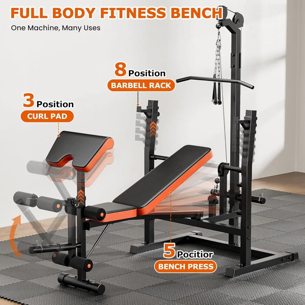 9-in-1 Weight Bench System 6