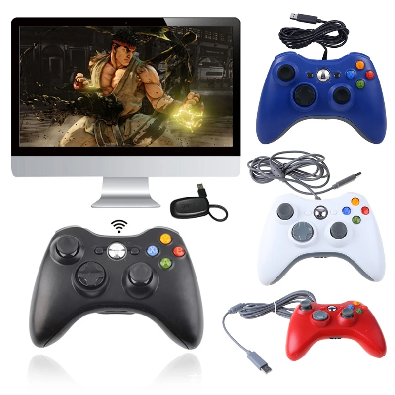 Gioco Cablato Joypad Per-Xbox 360 Console Gamepad Joy Pad Joystick Controller Dropshipping