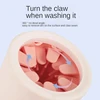 Outdoor Portable Dog Cat Paw Cleaner Brush Cup Soft Silicone Combs Clean Pet Dirty Paws One Click Manual Quick Feet Wash Tool 3