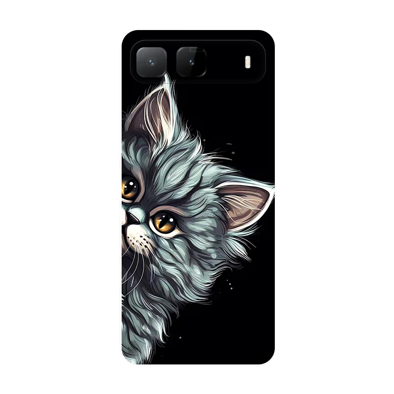 Cute Cat Soft TPU Protective Phone Case with Bumper Guard