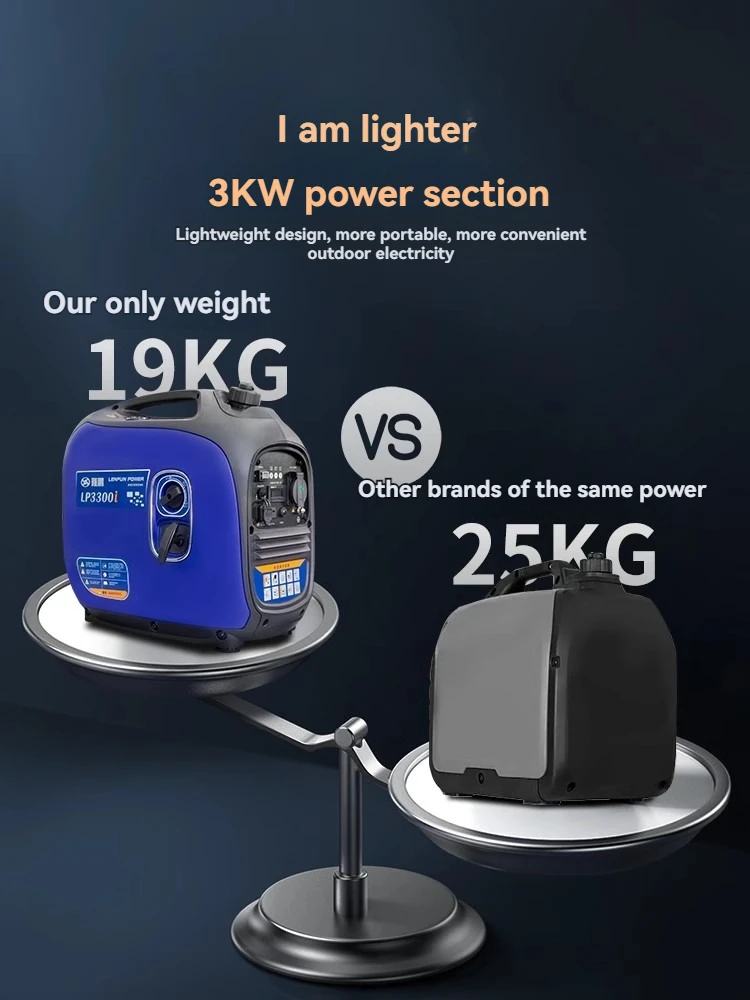 Gasoline generator Portable Electric Super Silent Inverter outdoor stall camping car