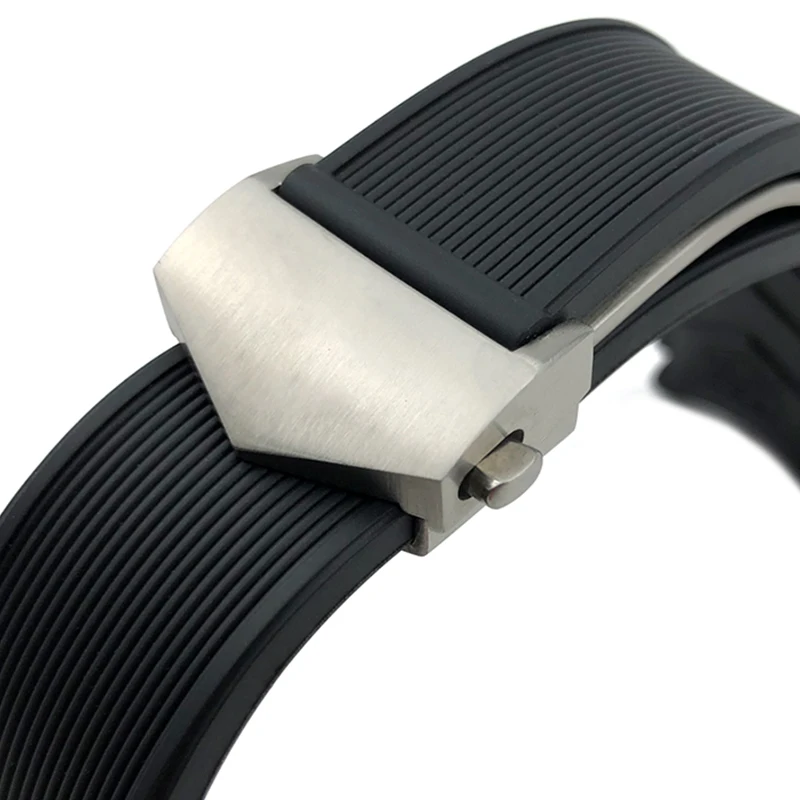 20mm 22mm Rubber Waterproof Watchband for 43mm Aquaracer 300 WAY201A CALIBRE 5 WAY201 Silicone Watch Strap Bracelets Accessories