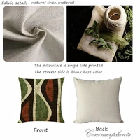 New Abstract Geometry Modern Art Pillows Case Linen 30X30/45X45/50X50CM Print Cushions Case Sofa Couch Chairs Decorative Pillows 3