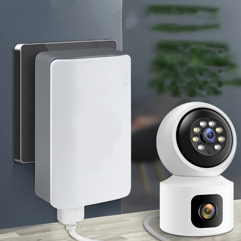 Practical 5V2A Uninterrupted Power Supply Convenient Accessory for High Performances of Modems and Security Cameras D2RD