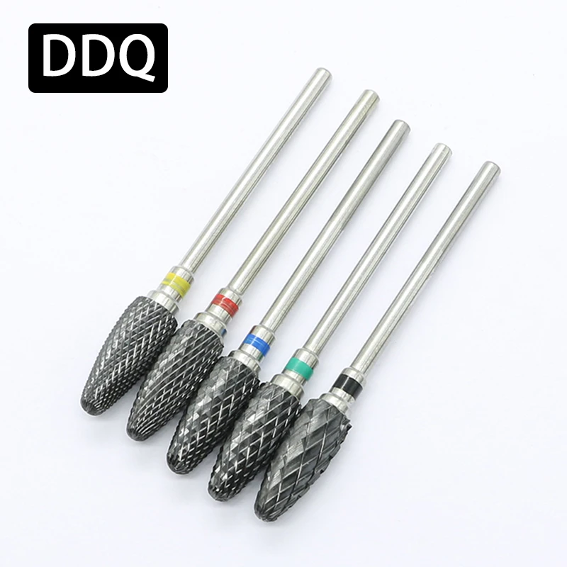 

DDQ Types Ceramic Carbide Milling Cutter for Manicure Pedicure Rotary Nail Drill Bit Electric Manicure Drill Accessory Tools