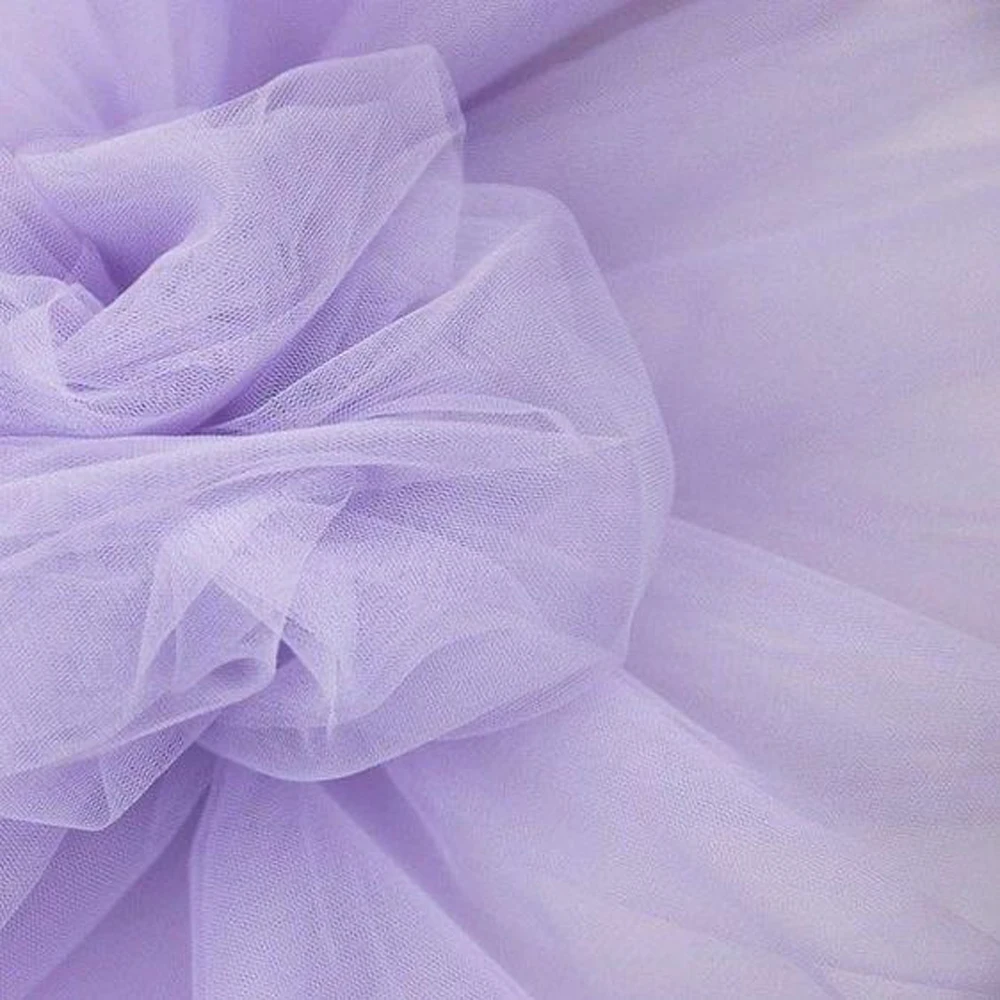 Elegant Purple and Pink Soft Tulle Fabric for Weddings and Celebrations