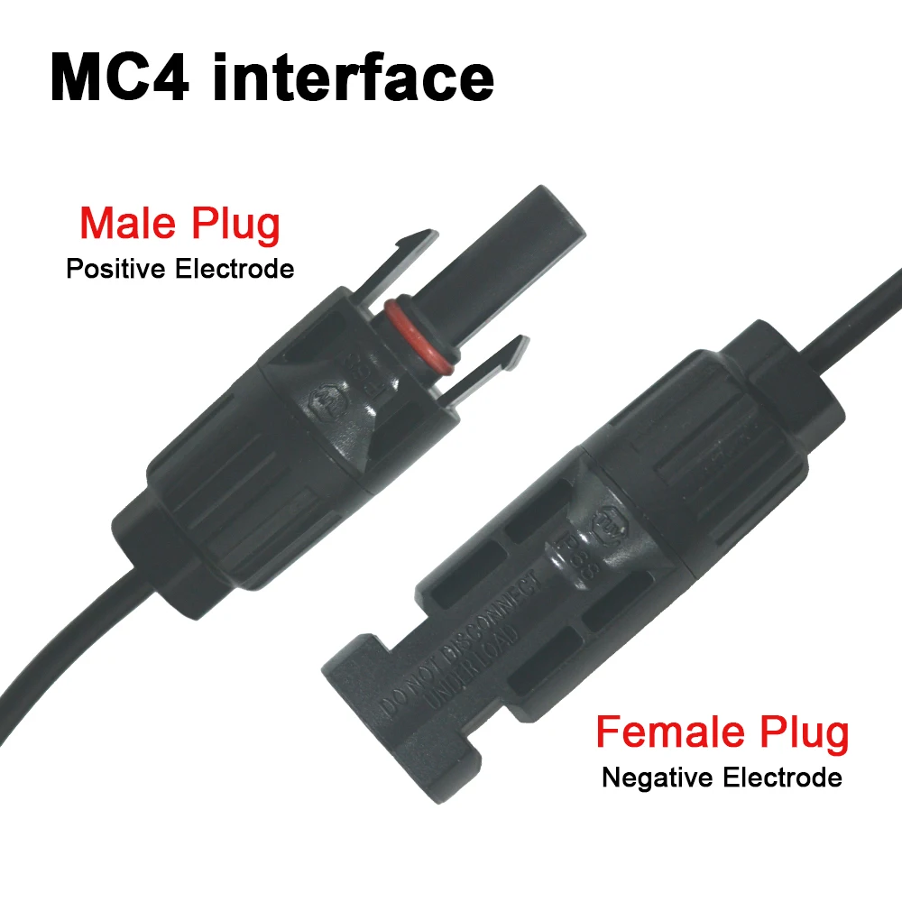 Solar Panel Connector Cable DC Connecter DC5.5MM*2.1MM for Solar Panel and Portable Power Station Genrator Battery