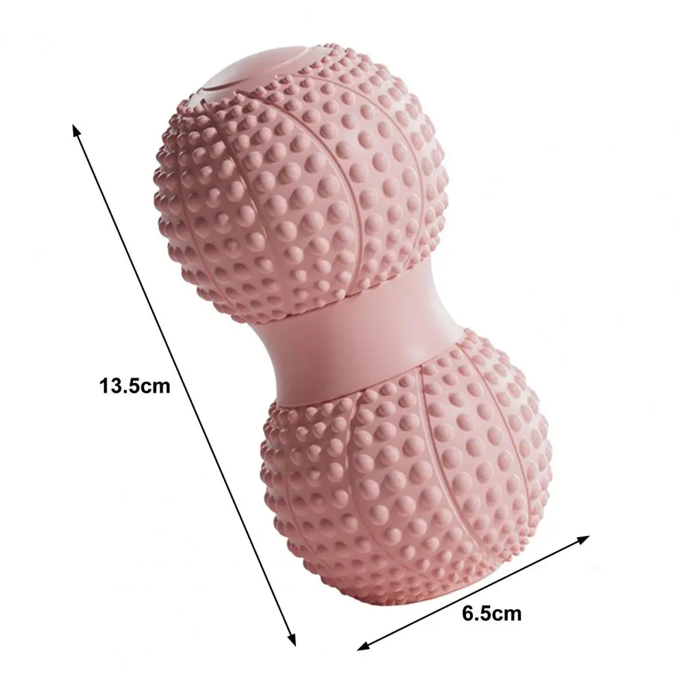13.5*6.5cm Peanut Massage Ball Deep Tissue Muscle Relaxation Double Lacrosse Roller Physical Therapy Leg Arm Full Body Massager