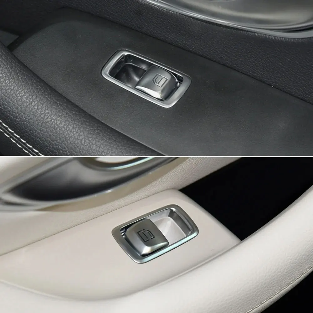Fensterheber Schalter Für Mercedes-Benz – Vorne Rechts/hinten, 4-polig, Schwarz/silber