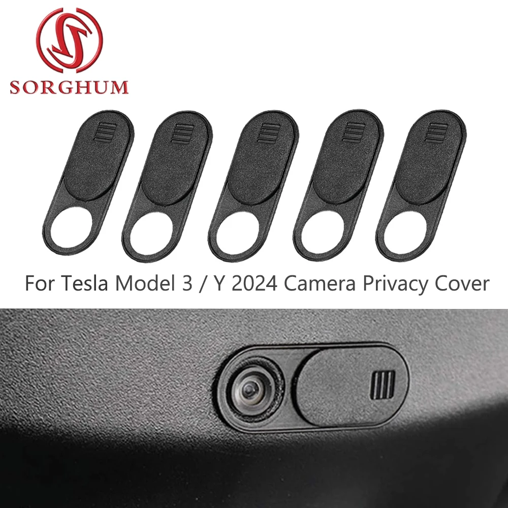 

Car Privacy Protector Camera Cover For Tesla Model 3 Y Highland Accessories Webcam Slide Switch Blocker Interior Sticker Trim