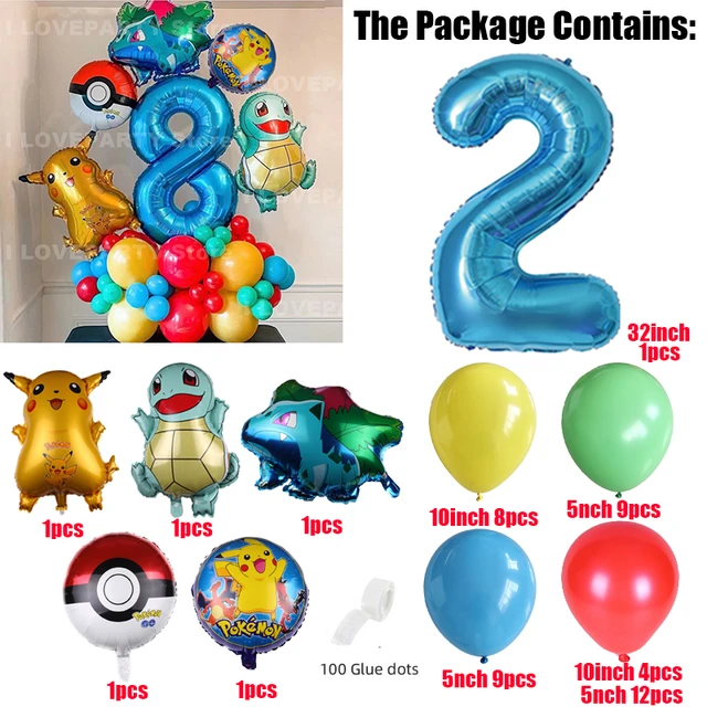 Pokemon Pikachu Balloon Garland Arch Kit Party Decorations Squirtle  Bulbasaur Birthday Party Pocket Balloon Kids Gifts Toys - AliExpress