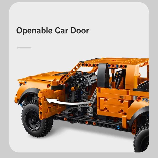 1379PCS Technical Ford Raptors 42126 F-150 Pickup Truck Car Building Blocks Off-road SUV Vehicle Bricks Toys Birthdays Gifts 4