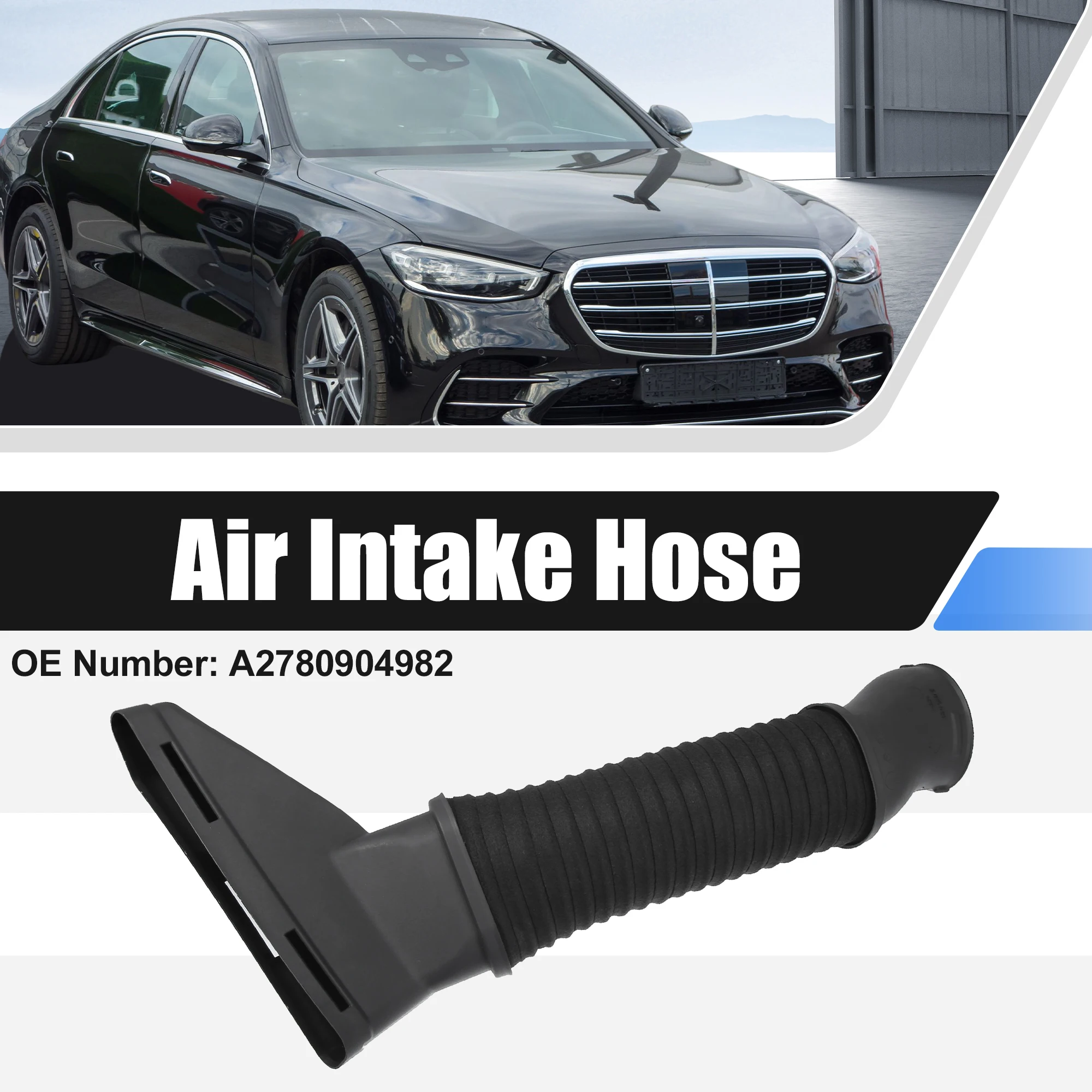 

UXCELL Car Air Intake Hose Tube for Mercedes-Benz S550 4Matic, Base 4.6L V8 - Gas 2014-2017 for Mercedes-Benz S63 A2780904982