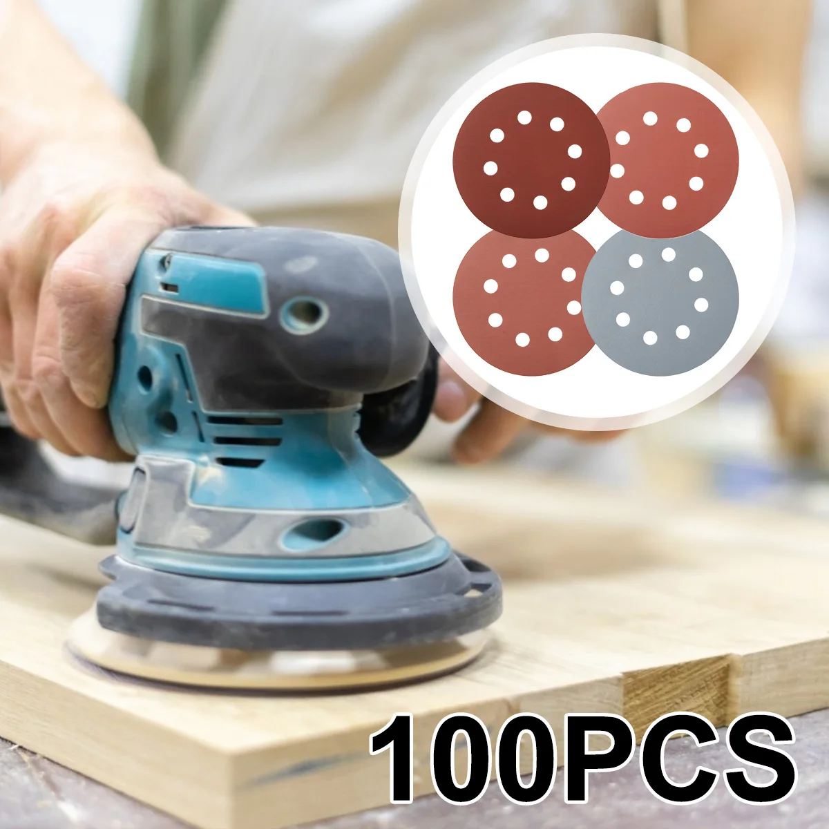 Sanding discs sandpaper set 100/300Pcs 6 Inch