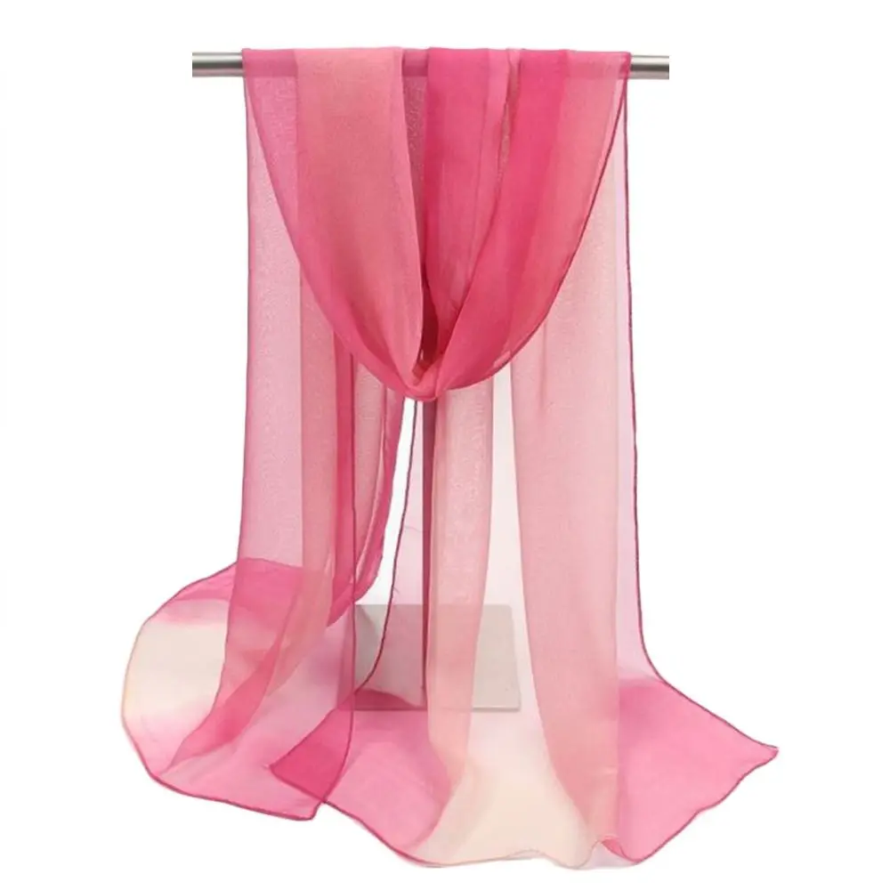 Châle En Mousseline De Soie Violet Foncé. Écharpe En Mousseline De Soie. Foulard Long Violet Foncé. - France