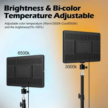 LED Video Lights Conference Photography Lighting Selfie Light Photo Studio Lamp With Tripod for Shoot Live Streaming TikTok Zoom 3