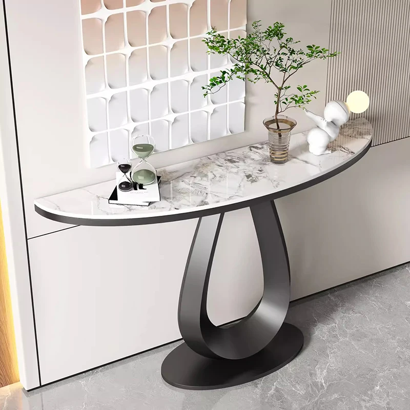 Table De Console créative De luxe moderne Design Table minimaliste rangement Unique Console De Entrada De Casa meubles De salon 1 Table De Console créative De luxe moderne Design Table minimaliste rangement Unique Console De Entrada De Casa meubles De salon 1
