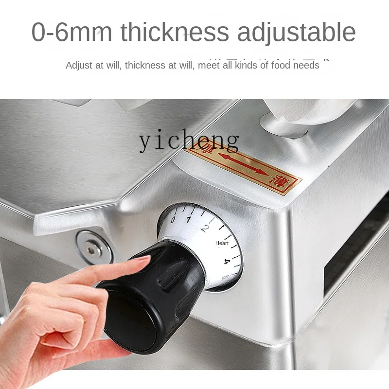 ZC Electric Meat Slicer for Commercial Use and Hot Pot Restaurant Beef Slicing Machine Automatic Sliced Meat Machine 5