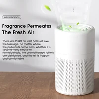 Mini purificateur d'air de bureau purificateur d'air Portable purificateur d'air domestique avec filtre HEPA désodorisant dissolvant d'odeur purificateur d'air 3